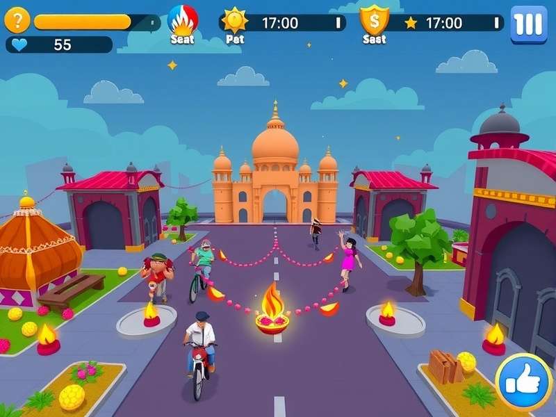 Pixel Town Mogul Diwali Celebration